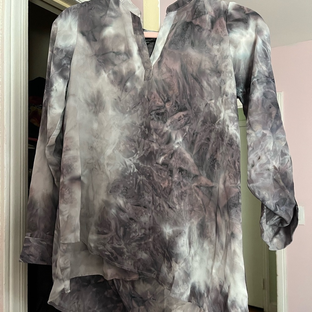Women’s Gray Patterned Shirt